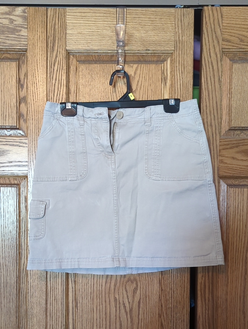 Women’s Casual Tan Cargo Skort